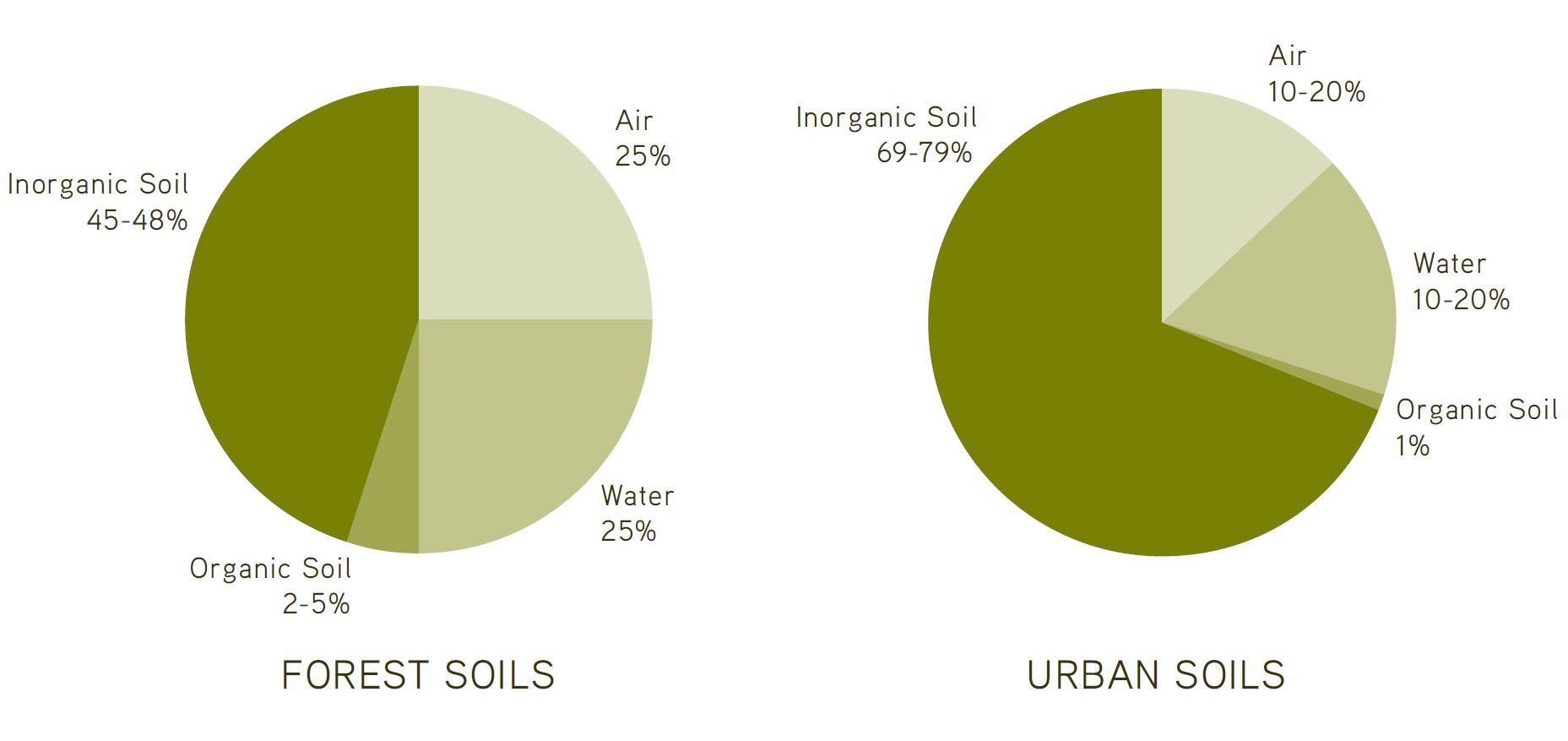 2014年森林土壤与城市土壤对比
