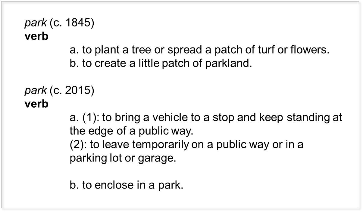 公园的定义
